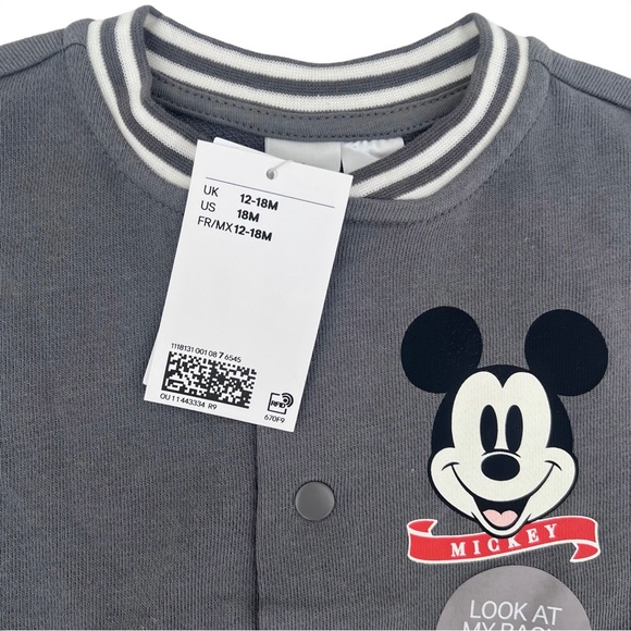 H&M baby Mickey baseball jacket - Picture 4 of 6